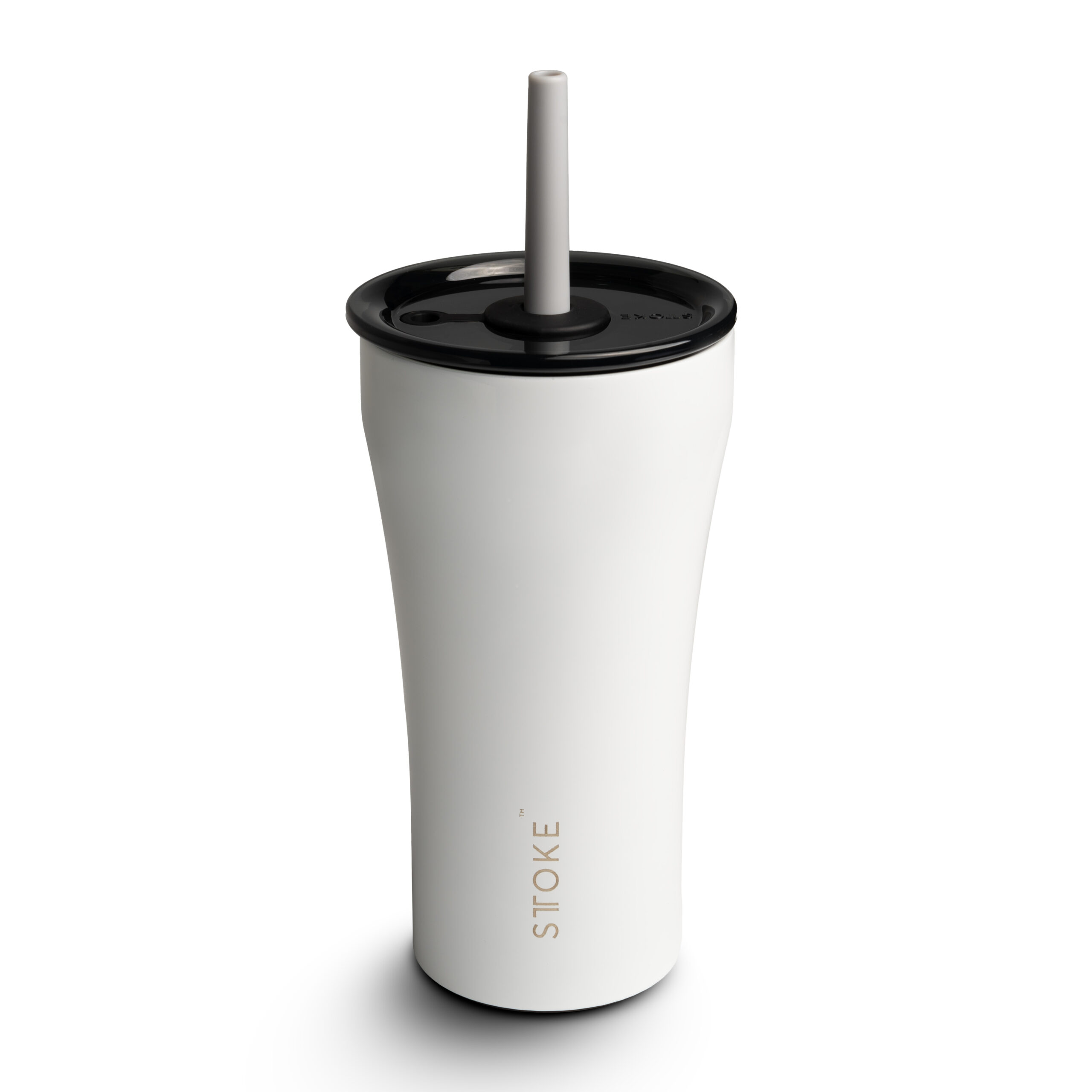 Leakproof Straw Cup & FREE Matching Straw Tip – 20oz – White
